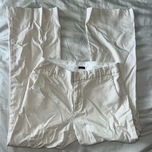 Gap Stretch Low Rise Cream Flare Pants Size 2R